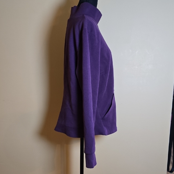 The North Face Purple Relaxed Long Sleeve Top XL - Picture 3 of 6